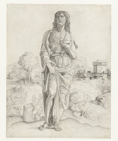 Jan Chrzciciel autorstwa Giulio Campagnola