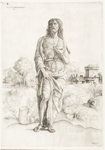 Św. Jan Chrzciciel autorstwa Giulio Campagnola