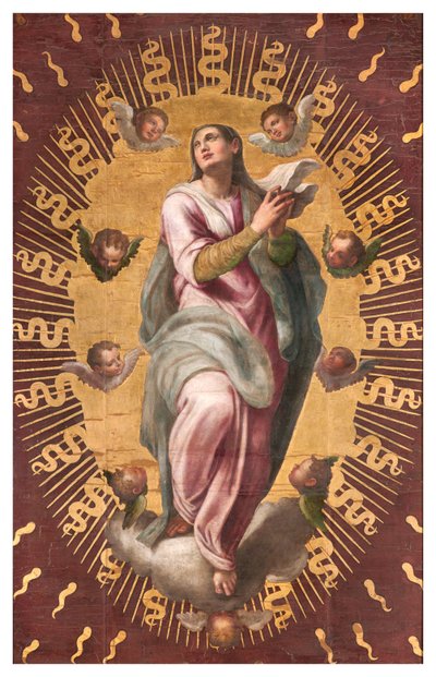 Zakrystia Kanoników, Giulio Campi 1568, Sztandar Wniebowzięcia autorstwa Giulio Campi
