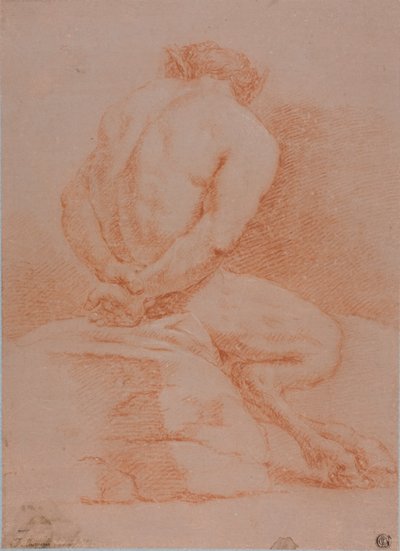 Satyr (widok z tyłu) autorstwa Giulio Carpioni