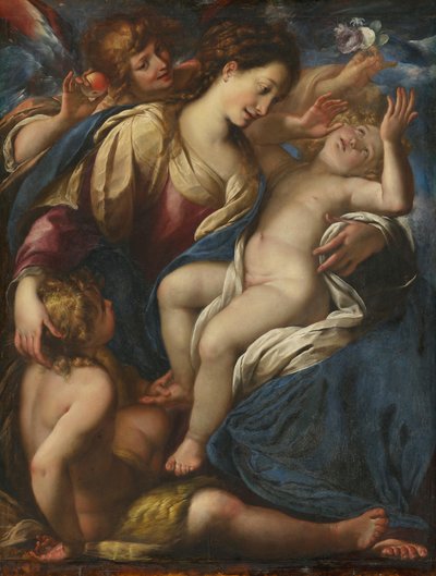 Maria mit Kind, dem Johannesknaben und einem Engel autorstwa Giulio Cesare Procaccini