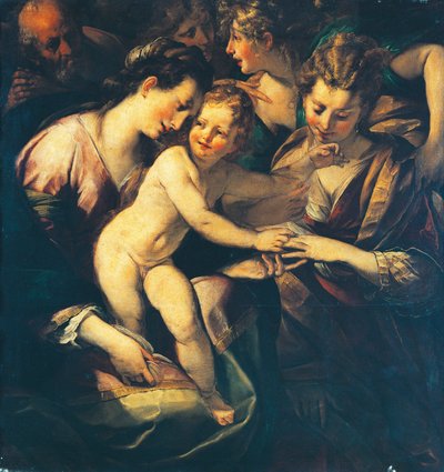 Mistyczne małżeństwo św. Katarzyny autorstwa Giulio Cesare Procaccini