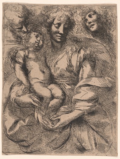 Święta Rodzina autorstwa Giulio Cesare Procaccini