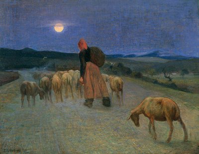 Powrót do zakładki (olej na płótnie) autorstwa Giulio Cesare Vinzio