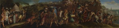 Atak na Cartagenę po 1566 r. autorstwa Giulio Licinio