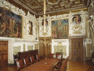 Sala Czterech Pór Roku autorstwa Giulio Mazzoni