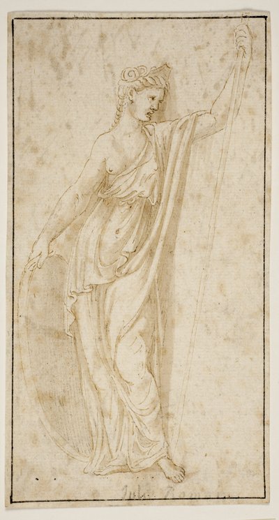 Atena autorstwa Giulio Romano