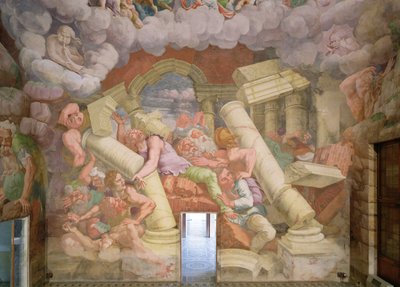 Komnata Gigantów autorstwa Giulio Romano