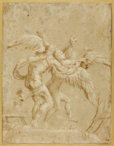 Dedal i Ikar autorstwa Giulio Romano