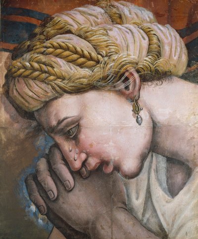 Głowa Matki z Rzezi Niewiniątek. autorstwa Giulio, Romano