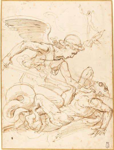 święty Michał autorstwa Giulio Romano