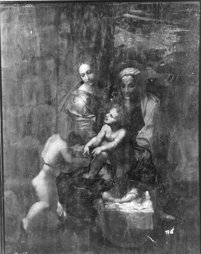 Madonna z Dzieciątkiem ze Świętymi Elżbietą i Janem autorstwa Giulio Romano Raphael