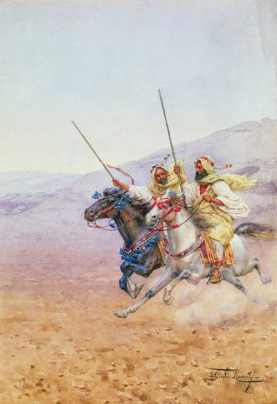 Przez pustynię (wc) autorstwa Giulio Rosati
