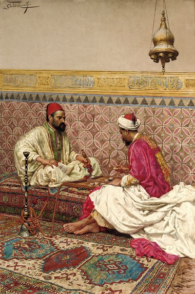 Gracze w tryktraka autorstwa Giulio Rosati