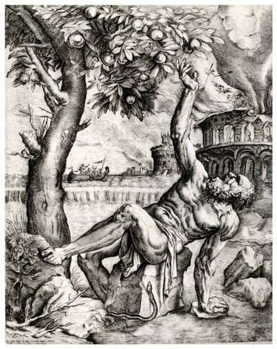 „Tantalus”, XVI wiek, 1937. autorstwa Giulio Sanuto