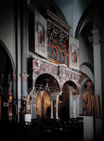 Organy, malowane 1546 autorstwa Giulio Taraschi