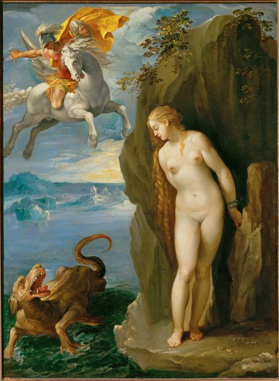 Perseusz i Andromeda autorstwa Giuseppe (1568-1640) Cesari