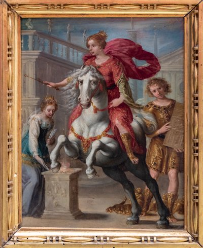 Szczodrość (lub religia) autorstwa follower of Giuseppe Cesari