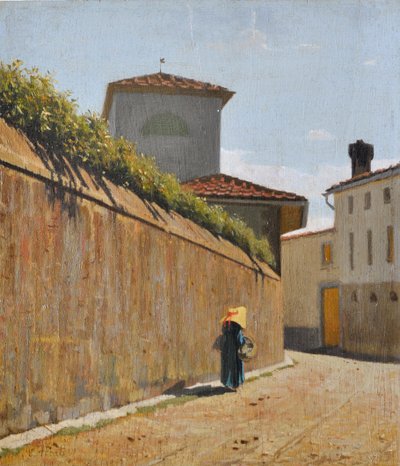 Pas pod słońcem, ok. 1863 (olej na płycie) autorstwa Giuseppe Abbati