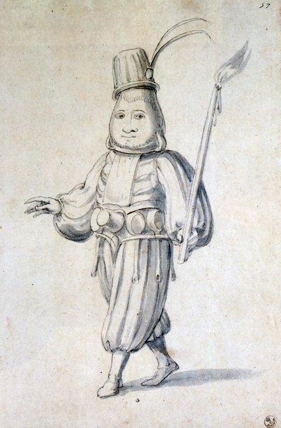 Projekt stroju kucharza, XVI w. autorstwa Giuseppe Arcimboldi