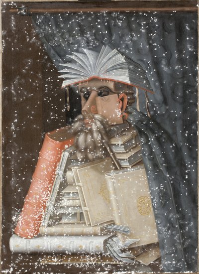 Bibliotekarz autorstwa Giuseppe Arcimboldo