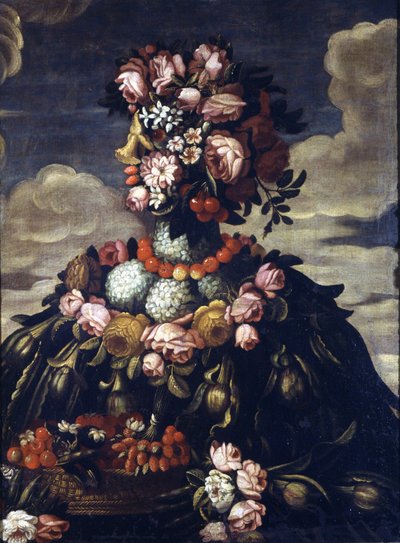 Giuseppe Arcimboldo (1527-1593). Wiosna. Mediolan, Castello Sforzesco. autorstwa Giuseppe Arcimboldo