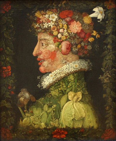 Wiosna, 1573 autorstwa Giuseppe Arcimboldo