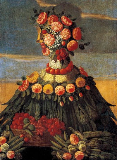 Wiosenne malowanie warsztatu Giuseppe Arcimboldo (Arcimboldi autorstwa Giuseppe Arcimboldo