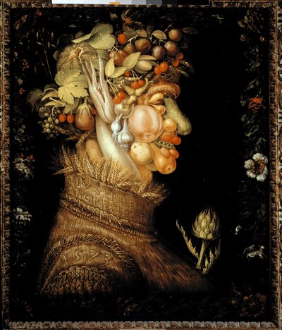 Lato (olej na płótnie) autorstwa Giuseppe Arcimboldo