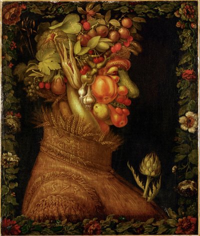 Lato, alegoria ... autorstwa Giuseppe Arcimboldo