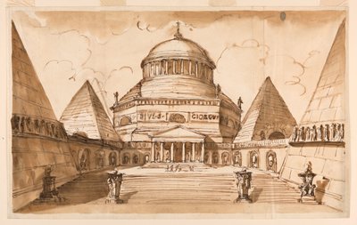 Atrium kościoła poświęconego św. Jerzemu autorstwa Giuseppe Barberi