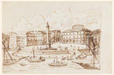 Port w Ajaccio, Korsyka autorstwa Giuseppe Barberi