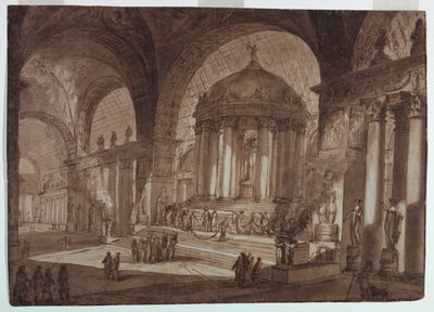 Scenografia, Świątynia Miłości autorstwa Giuseppe Barberi