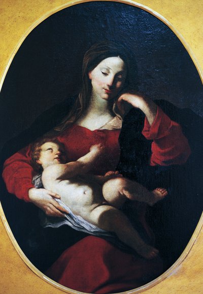 Madonna z dzieckiem – Giuseppe Bazzani (1690-1769) autorstwa Giuseppe Bazzani