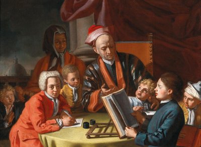 Lekcja. autorstwa Giuseppe Bonito