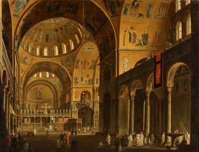 Wnętrze San Marco autorstwa Giuseppe Borsato