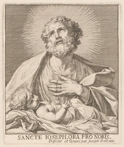 Święty Józef i Dzieciątko Jezus autorstwa Giuseppe Bottani