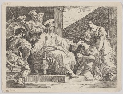 Głoszenie Chrystusa siedzącego, 1766. autorstwa Giuseppe Cades