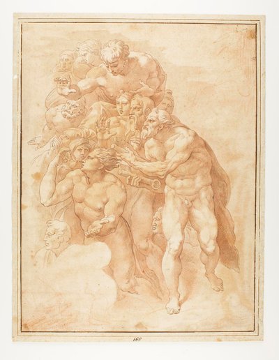 St. Peter, Adam und andere Heilige autorstwa Giuseppe Cades