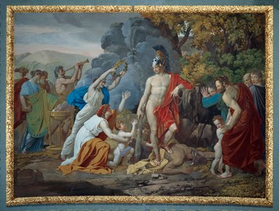 Tezeusz i Minotaur, Giuseppe Cammarano autorstwa Giuseppe Cammarano