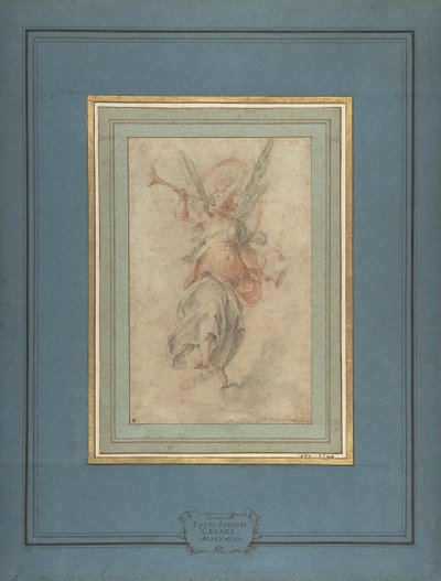 Alegoryczna Figura Sławy, ca. 1590. autorstwa Giuseppe Cesari