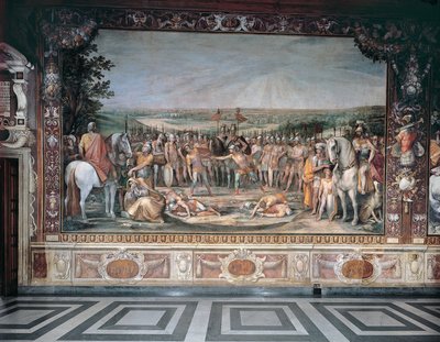 Walka Horatii i Kuriatów autorstwa Giuseppe Cesari