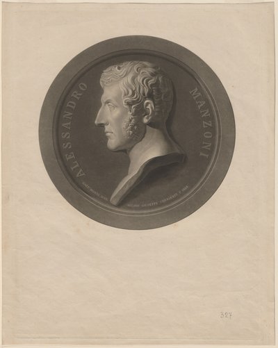Alessandro Manzoni autorstwa Giuseppe Cornienti, after Gaetano Monti