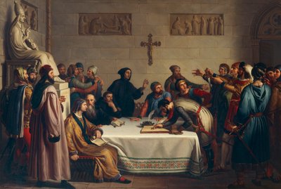 Przysięga Pontidy, 7 kwietnia autorstwa Giuseppe Diotti