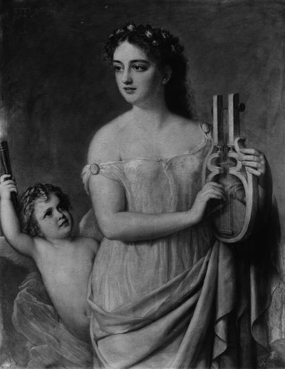 Erato, 1869. autorstwa Giuseppe Fagnani