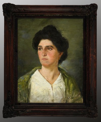 Portret młodej szlachcianki (obraz olejny na płótnie) autorstwa Giuseppe Goldoni