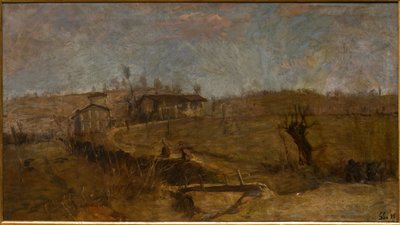 Krajobraz Savignano autorstwa Giuseppe Graziosi