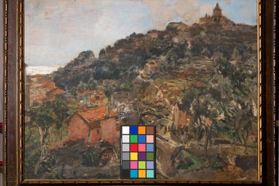 Sanremo (olej na sklejce) autorstwa Giuseppe Graziosi