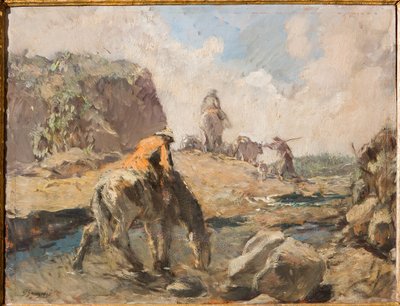 Ford (olej na sklejce) autorstwa Giuseppe Graziosi