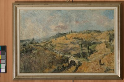 Krajobraz Toskanii - Le Caldire (olej na panelu) autorstwa Giuseppe Graziosi